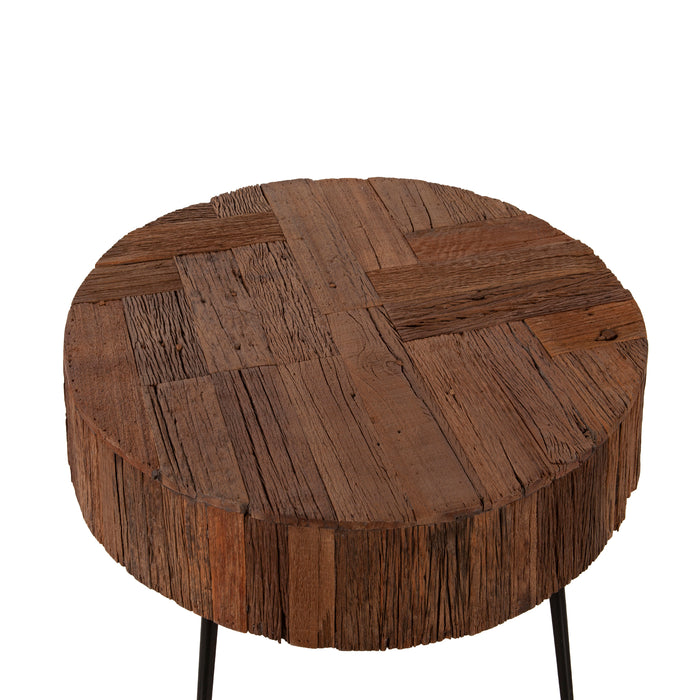 Palm Desert 38" Reclaimed Wood Coffee Table - World Interiors