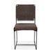 Melbourne Industrial Modern Suede Dining Chair - World Interiors