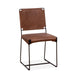 Melbourne Industrial Modern Leather Dining Chair - World Interiors