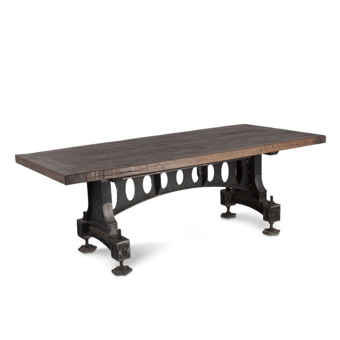 Sterling Industrial Officer's Mess Teak Wood Dining Table - World Interiors