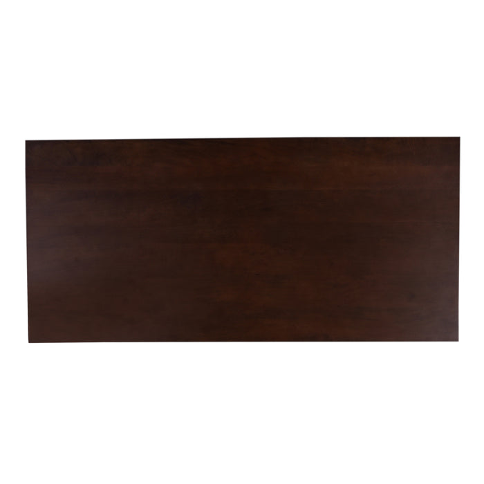 Lisbon Dining Table 84" in Royal Brown - World Interiors