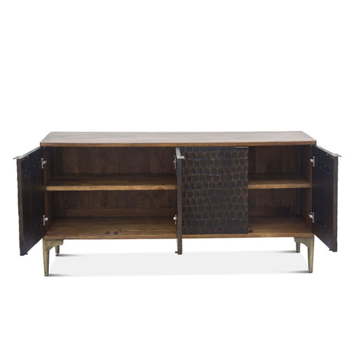 Vallarta Carved Mango Wood Sideboard - World Interiors