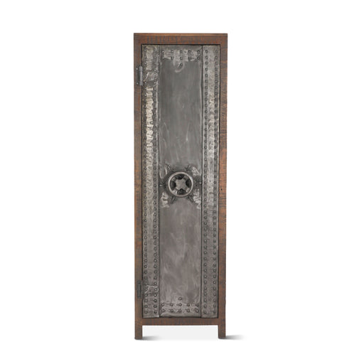 Welles Tall Vault Style Reclaimed Cabinet - World Interiors