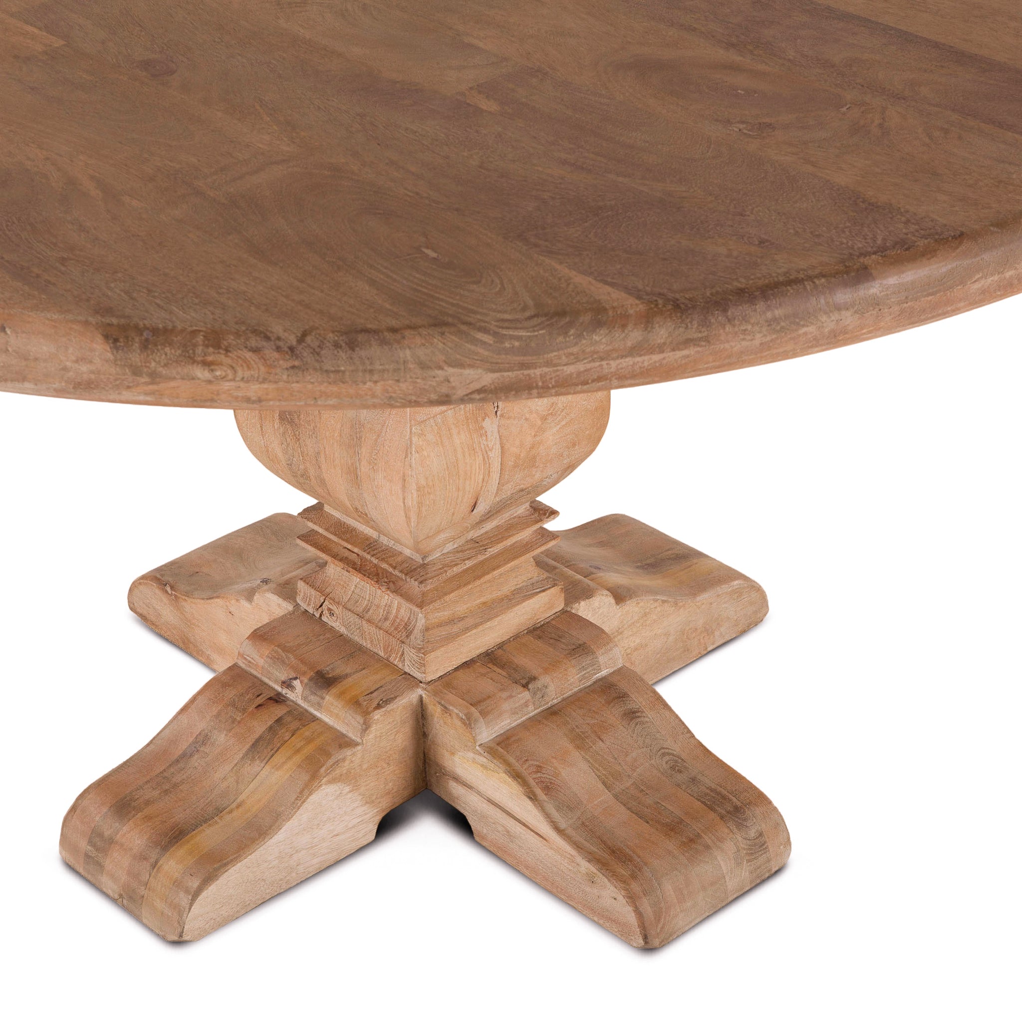 Pengrove Modern Farmhouse Round Dining Table - World Interiors