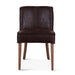 Avery Casual Leather Dining Chair in Cocoa Brown, Set of 2 - World Interiors