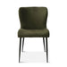 Isabella Green Suede Dining Chair - World Interiors