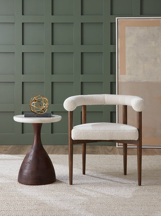 Palm Desert Modern Marble Side Table - World Interiors