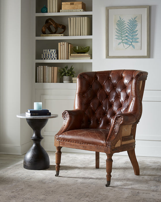 Charles Classic Welsh Leather Club Chair - World Interiors