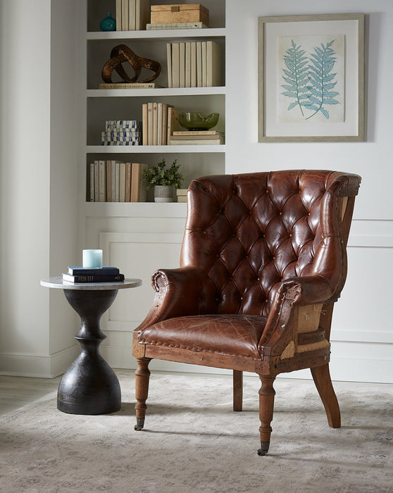 Charles Classic Welsh Leather Club Chair - World Interiors