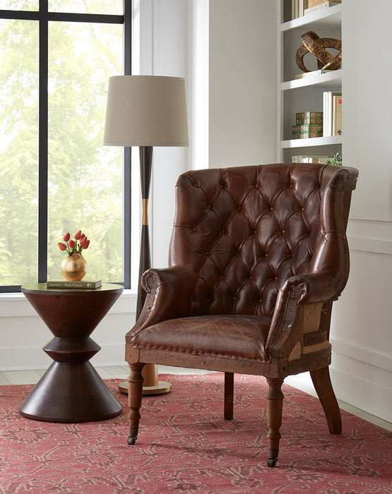 Charles Classic Welsh Leather Club Chair - World Interiors