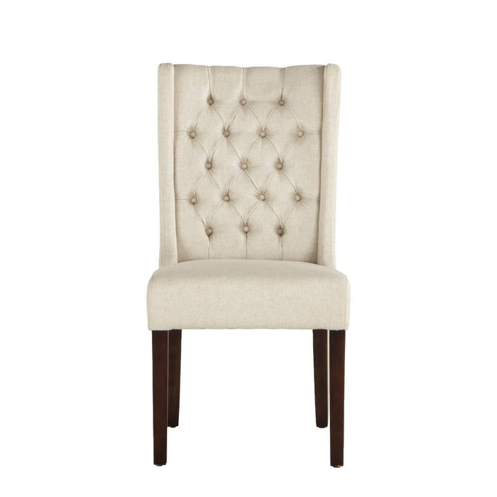 Chloe Contemporary Wing Dining Chair - World Interiors