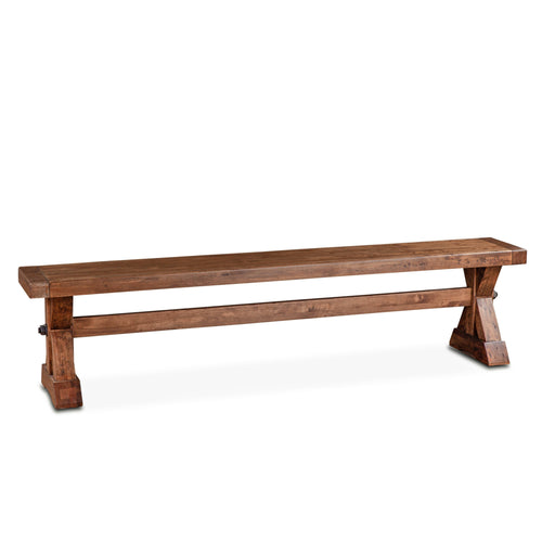 Aspen 82" Birch Wood Rustic Dining Bench - World Interiors