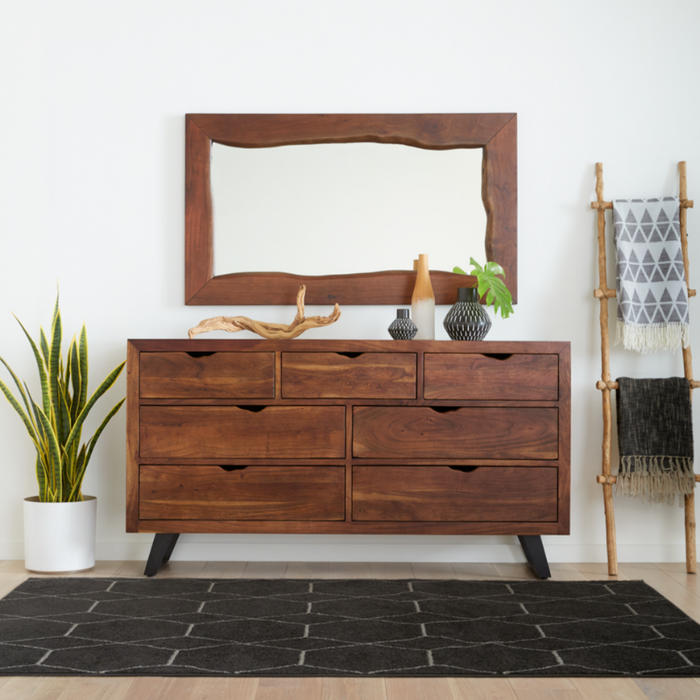 Nottingham 71 Modern Acacia Wood Dresser — World Interiors