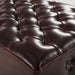 Arabella Mid-Century Leather Bench - World Interiors