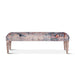 Algiers 60-Inch Turquoise Print Upholstered Bench