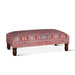 Algiers 48-Inch Mixed Red Pattern Ottoman