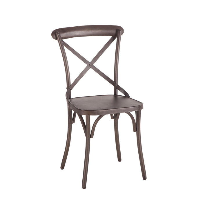 Nantes French Vintage Iron Dining Chair - World Interiors