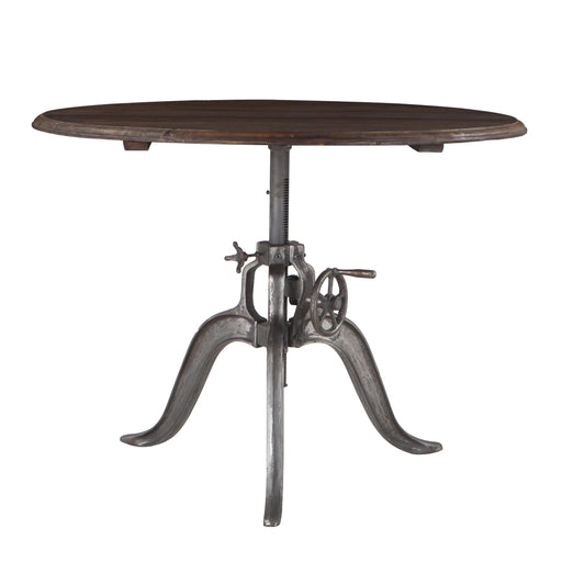 Artezia Industrial Modern Crank Bistro Table - World Interiors