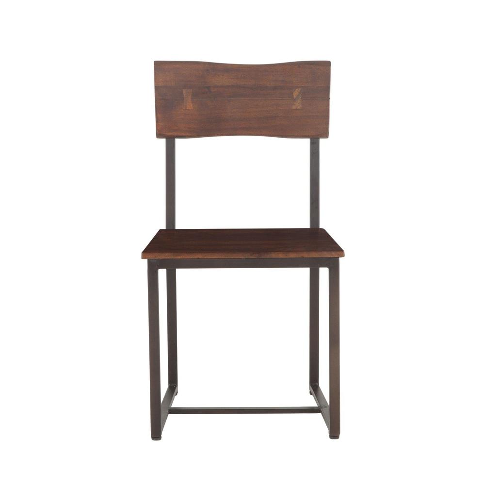 Belfrie Modern Live Edge Dining Chair - World Interiors