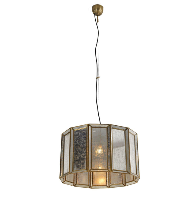 Bali Boho Glass Hanging Pendant Light - World Interiors