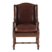 Charles Deconstructed Leather Armchair - World Interiors