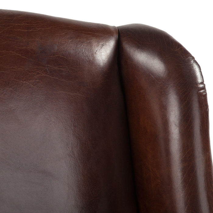 Charles Deconstructed Leather Armchair - World Interiors
