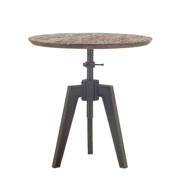 Dakota Adjustable Height Round Bistro Table - World Interiors