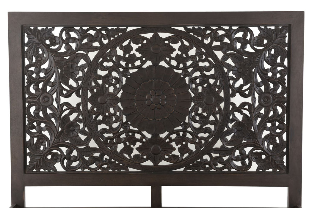 Haveli Traditional Handcarved Bed - World Interiors