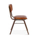 Hudson Stitched Leather Dining Chair - World Interiors
