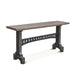 Sterling 66-Inch Cast Iron Console Table - World Interiors