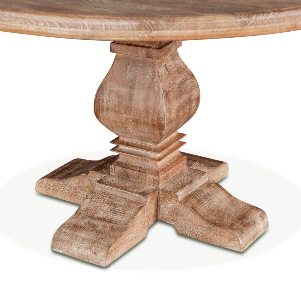 Pengrove Modern Farmhouse Round Dining Table - World Interiors
