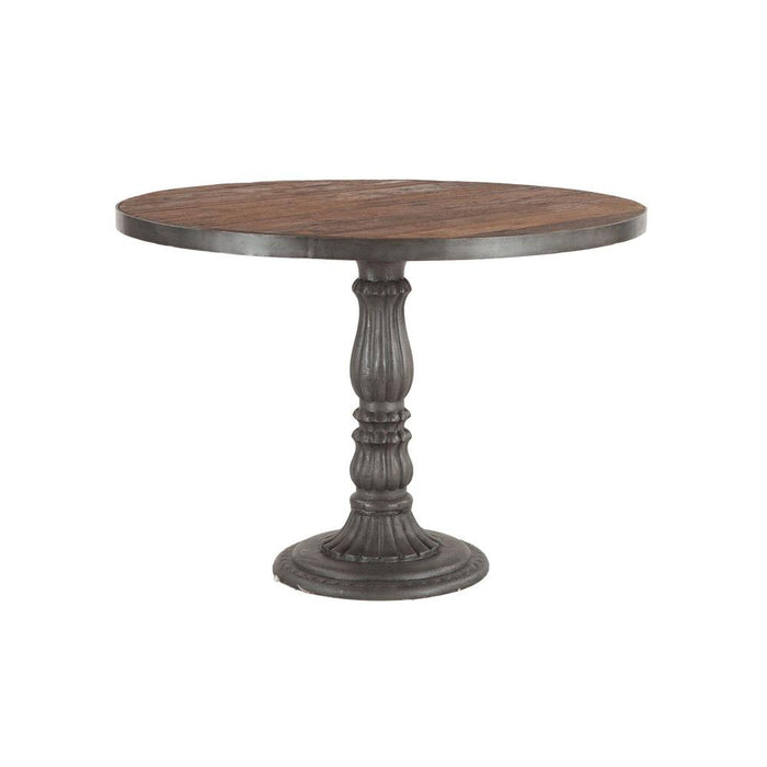 Paxton Rustic Industrial Bistro Table - World Interiors