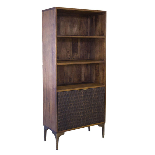 Vallarta Tall Two Tone Mango Wood Bookshelf