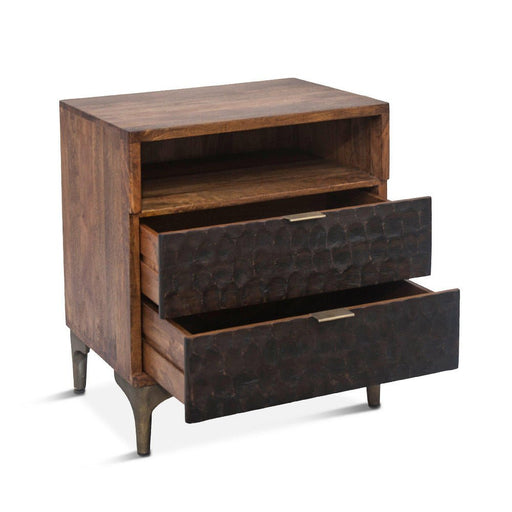 Vallarta 26 - Inch Two Tone Mango Wood Night Chest - World Interiors