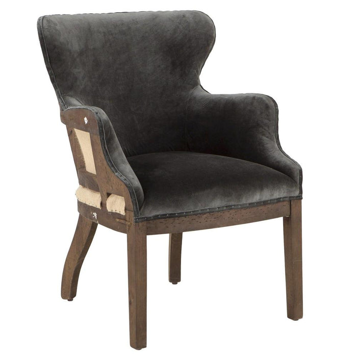 Charles Modern Velvet Club Chair World Interiors