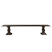 Toulon Vintage Brown Dining Bench - World Interiors