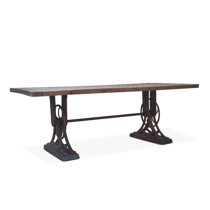 Sterling Reclaimed Teak Wood Dining Table - World Interiors