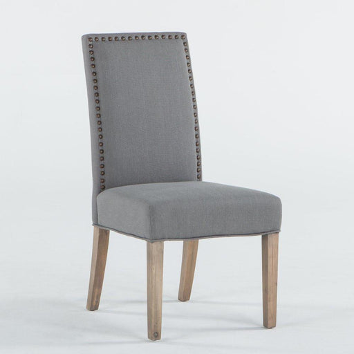 Jona Studded Parson's Dining Chair - World Interiors