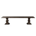 Toulon Vintage Brown Dining Bench - World Interiors